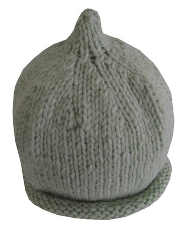 merino wool sage beanie hat
