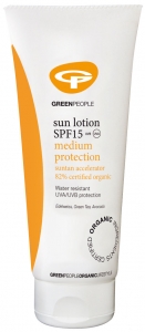 Green People SUN LOTION SPF15 WITH TAN
