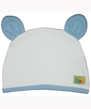 Green Rabbit Milk and Blueberry rabbit hat