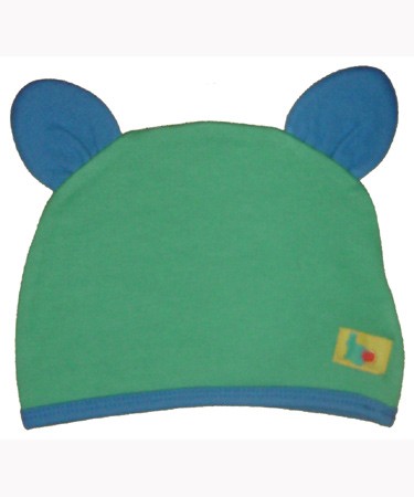 Green Rabbit Pea and Tuna rabbit hat