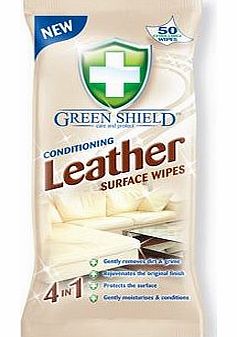 Conditioning Leather Surface Wipes 50 Pack - Extra Large Wipes