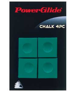 Green Snooker Chalk - 8 Pieces