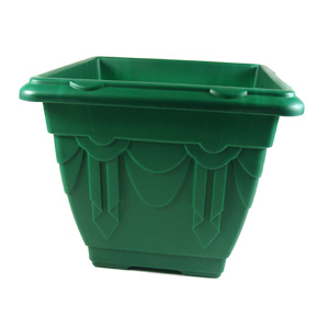 green Square Planter 34 x 41 x 41cm