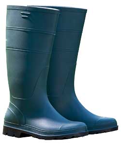 green Wellington Boots - Size 10