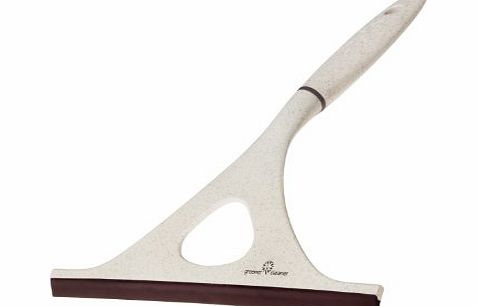 Greener Cleaner Recycled Plastic and Wood Pulp Window Wiper, Cream