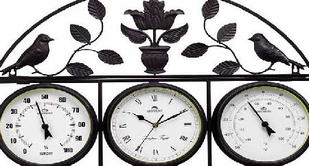 Greenhurst Frame Clock Thermometer and Hydrometer