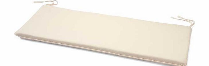 Greenhurst Versailles Garden Bench Cushion - White