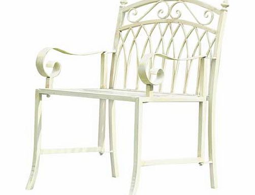 GREENHURST Versailles Garden Chair - Antique Cream