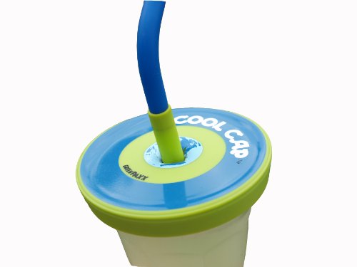 First ever universal spill proof cap fits almost any cup! Reusable. Non toxic high quality flexible silicone can be stretched to fit a wide variety of cups & glasses. 2-Pack Blue by GreenPaxx (Blu