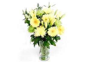 Greens and Gold Bouquet