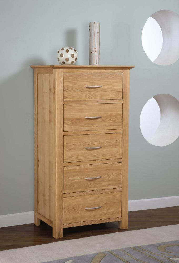 Solid Ash Wellington Chest Of Drawers