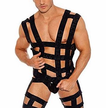 Gregg Homme Bondage Muscle Shirt (Chest 42`` - 44`` - Large, Black)