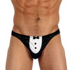 Gregg Homme satin knit Tuxedo thong