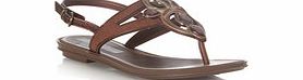 Magia bronze slingback sandal