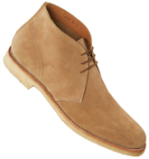 Grenson Light Beige Suede Ankle Boots