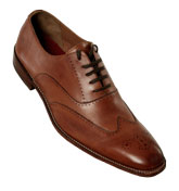 Grenson Tan Soft Leather Brogue Style Shoes