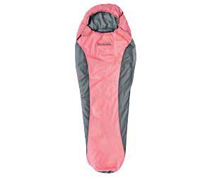 Grey and Pink 500gsm Mummy Sleeping Bag