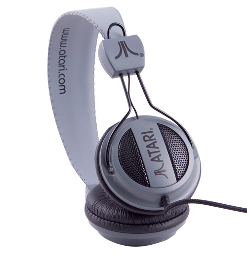 Grey Atari Lounge Headphones