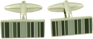 Grey Lines Cufflinks