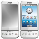 MIRROR Screen/LCD Scratch Protector For T-Mobile HTC G1 (Google Android Phone)