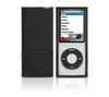 Black Leather Form Case - for iPod nano 4G