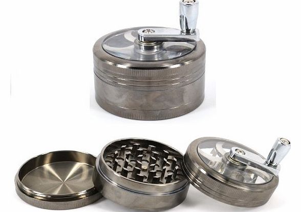 Grinder Mill Grinder Zinc Metal Herb 3 Part Grinder Shark Diamond Teeth Rotary System