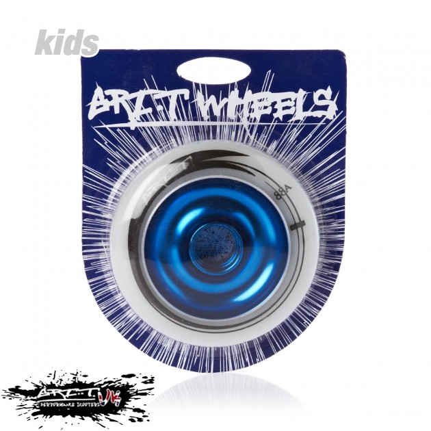 Grit 100mm Alloy Core Scooter Wheel - Blue/White