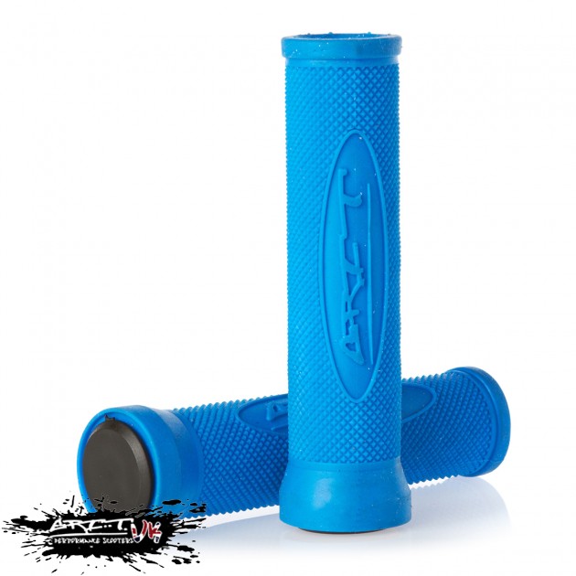 Grit Logo Scooter Grips - Blue