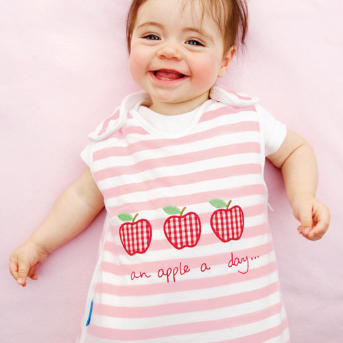 Gro-Group Grobag 1.0 Tog Apple A Day Sleeping Bag 0-6