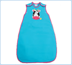 GroGroup Grobag Sleeping Bag Mattie Moo 2.5 Tog x 2 (For