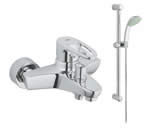 Grohe Europlus Wall Mounted Bath Shower Mixer Tap and Kit