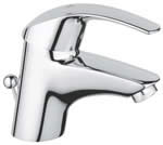 Grohe Eurosmart Mono Basin Mixer Tap with PUW
