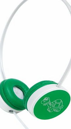 Groov-e GVMF01GN My First Headphones for Children with Volume Limiter - Green Turtle