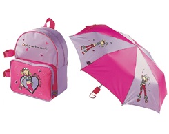 backpack and brolly