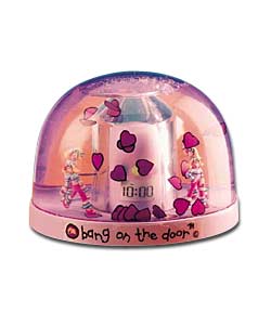 Groovy Chick Disco Globe Clock