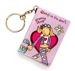 Groovy Chick Keyring Notebook / Note pad