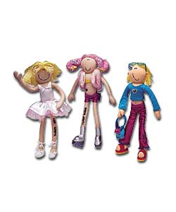 Groovy Chick Poseable Plush Doll