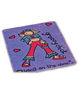 Groovy Chick Rug - Lilac
