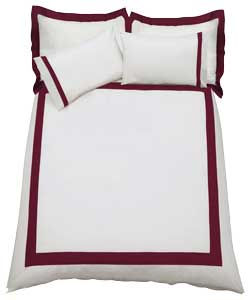 Grosvenor Claret Duvet Cover - Double