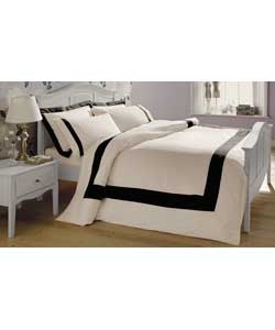 Grosvenor Premium Cream and Black Duvet Cover Set -