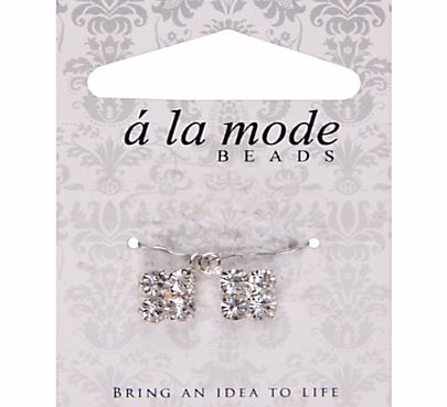 Groves A La Mode Diamante Charms, Pack of 2,