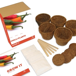 Grow Your Own 5 Chilli Plants Grow It Kit