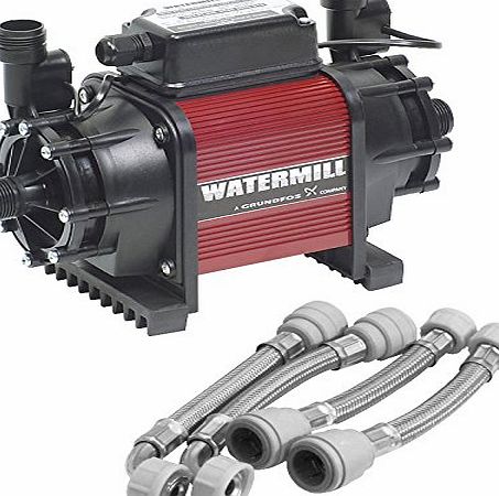 Grundfos Watermill Twin Impeller Shower Pump 2 Bar