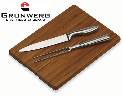 Bamboo Carving Set and Board
