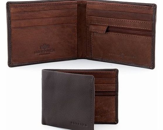 Gryphen The Wilmore Two Fold Leather Gryphen Wallet with Contrast Leather Inner