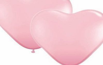 GTR Pink Heart Shaped Balloons (10 Pack) (XBP403)