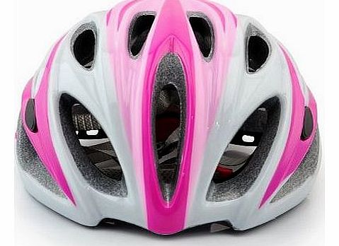 Guanshi Sport Direct adjustable In-mold children womens Bicycle Skating Helmet pink,Size: 56cm-64cm