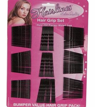 250 Hair Grips Bobby Pins