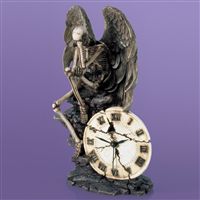 Guardian Angel Skeleton Clock