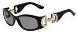 Gucci 3018/S Sunglasses D28(BN) BLACK SHINY (DK GREY) 55/15 Medium